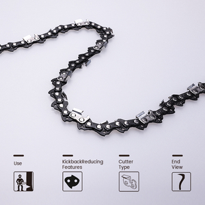 .325".050"/.058"/.063" FULL CHISEL CHAIN