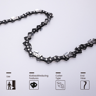 .325".050"/.058"/.063" FULL CHISEL CHAIN