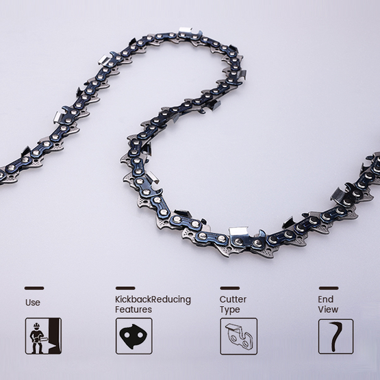 3/8".050"/.058"/.063" FULL CHISEL CHAIN