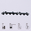 .404".063" FULL CHISEL CHAIN