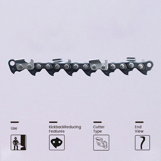 404".063" SEMI CHISEL CHAIN