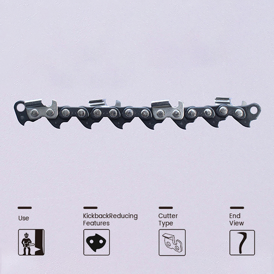 404".063" SEMI CHISEL CHAIN