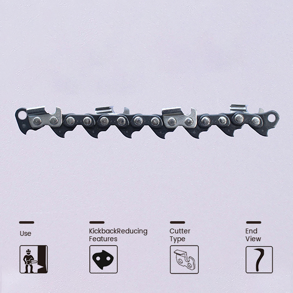 404".063" SEMI CHISEL CHAIN